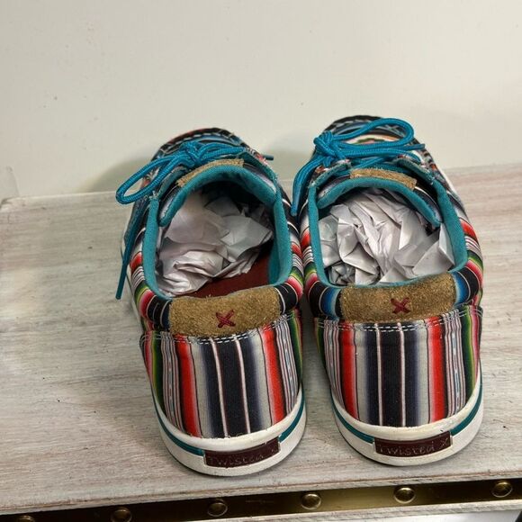 Twisted X Multicolor Striped Flats - Picture 3 of 5